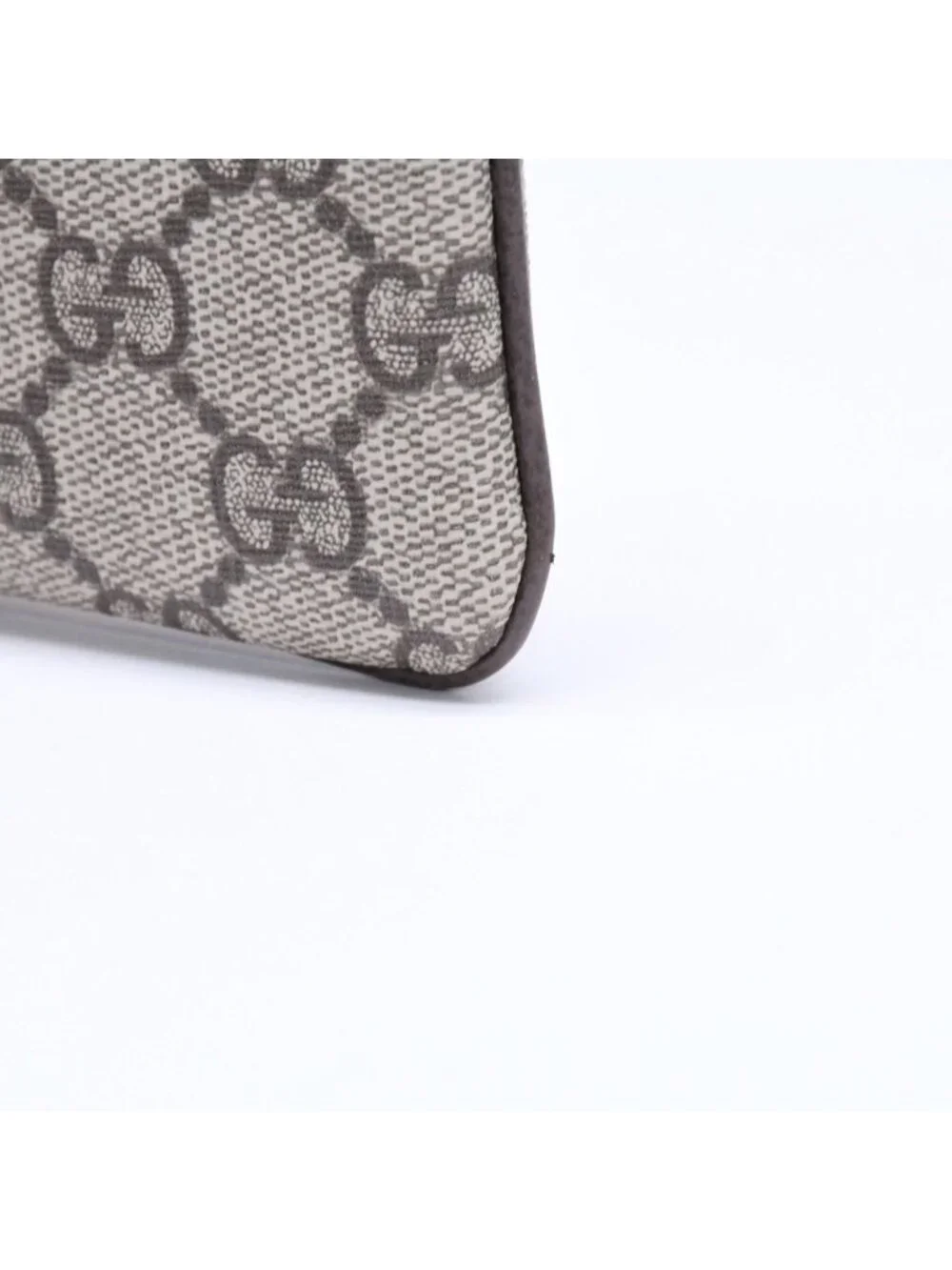 Gucci Coin Purse Case GG Pattern Canvas Gold